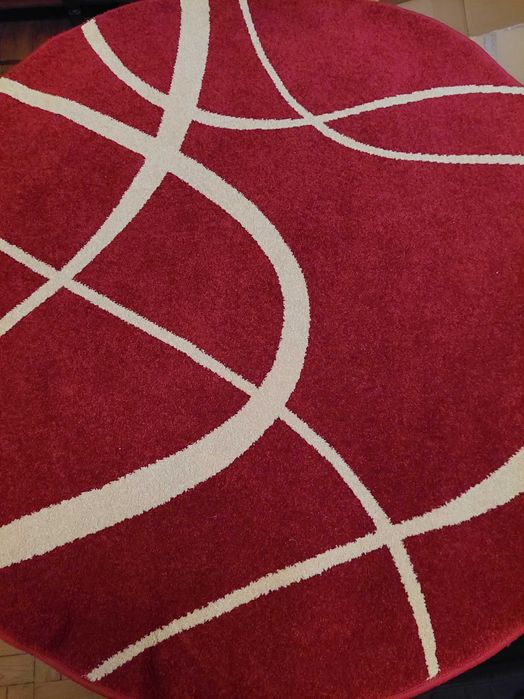 Tapete redondo textil nacional