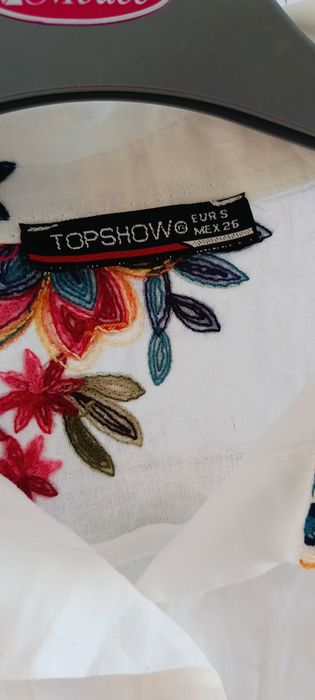 Koszula z haftem, elegancka koszula, bluzka boho