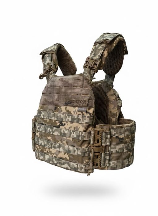 Плитоноска PredatorEYE 1000D кордура піксель швидкоскиди