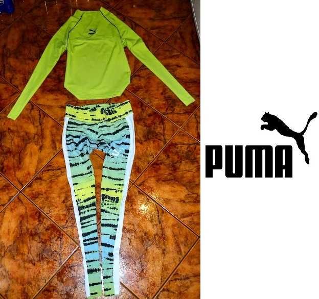 PUMA POWER CELL dres komplet ORYGINAŁ legginsy i bluza r S 36 NOWOŚĆ