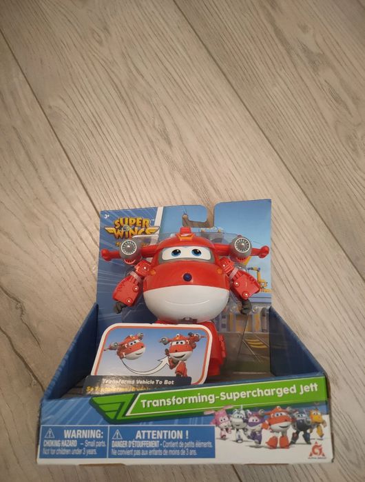 Іграшка трансформер Super Wings Jet, JET,супер крилья