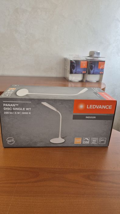 Лампа настольная LEDVANCE PANAN DISC SINGLE. С аккумулятором.Гарантия.