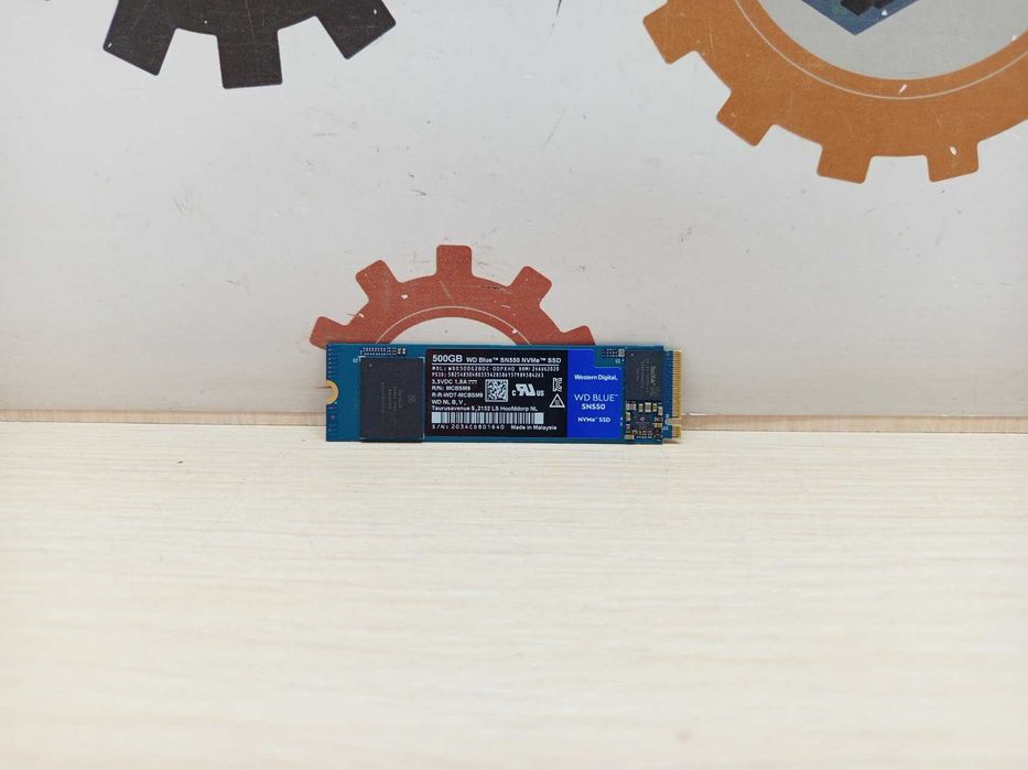 SSD диск Western Digital Blue SN550 NVMe 500GB M.2 2280 PCIe 3.0 x4 3D