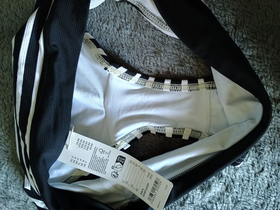 Dół od bikini Czarno białe pasy Esprit