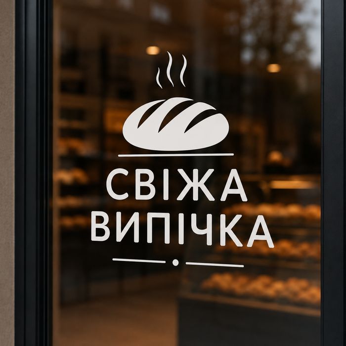Наклейки на авто, магазин, кафе, офіс, графік роботи , логотип та інші