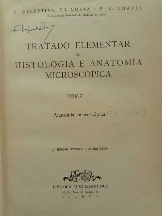 Tratado elementar de Histologia e Anatomia Miscroscópica, tomo II