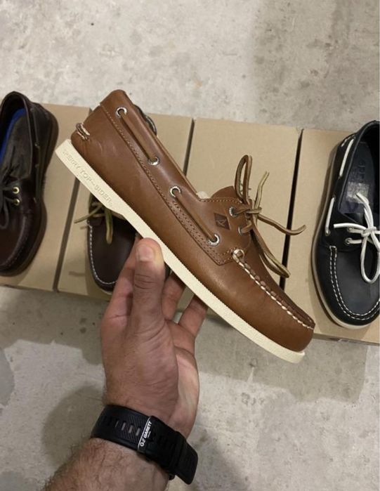 Чоловічі топсайдери мокасіни sperry
