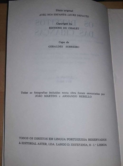 Os Defeitos das Crianças - J. Vimort