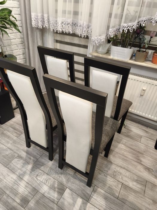 Krzesła Dębowe 4 szt Solidne Nowoczesny Model  Aktualne do Weekendu OKAZJA!