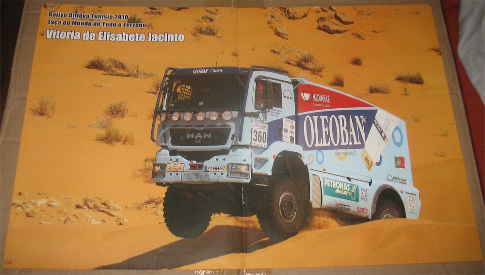 Poster - MAN - Rally Oilibya de Tunisie 2010 - Elisabete Jacinto