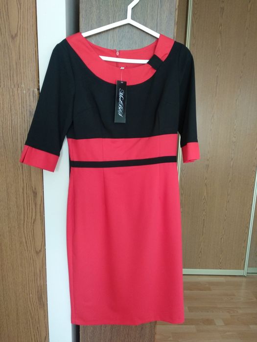 Sukienka wizytowa z metką ModBis, rozmiar 38