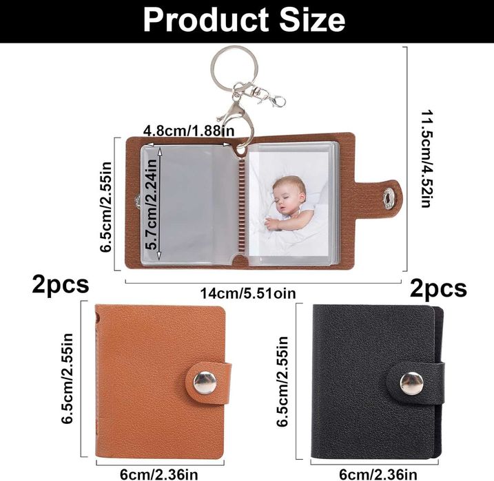 Miniaturowy brelok do zdjęć, 4 szt-591