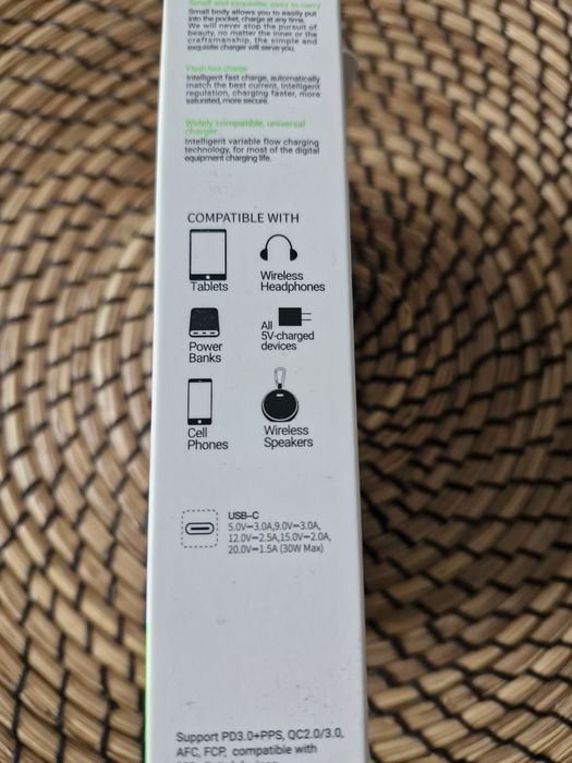 Ładowarka PD 30W Iphone kabel lightning