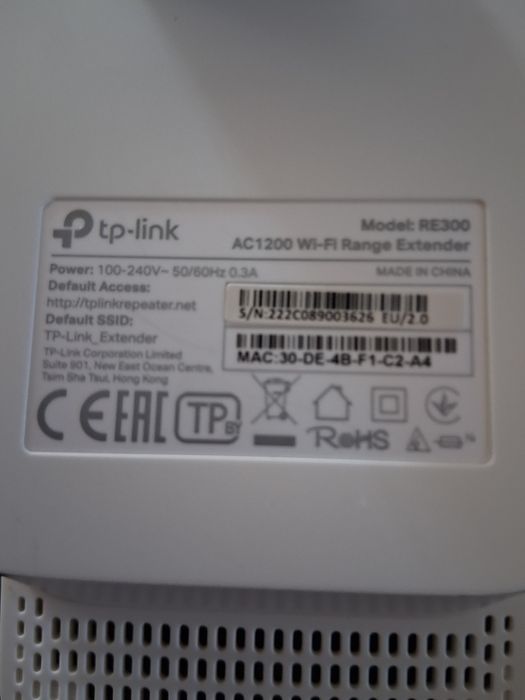 Tp link RE300 Ac1200