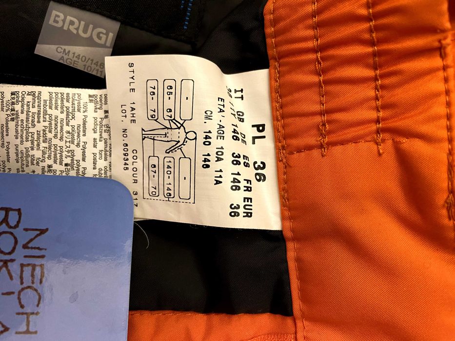 Kombinezon narciarski dziecięcy komplet