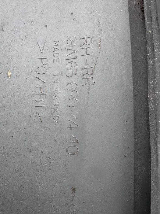 Ml w163 2.7cdi czesci na cześci