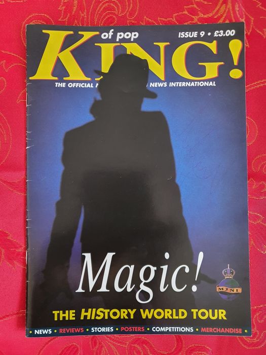 Autograf Oryginalny Michael Jackson - 2 autentyczne podpisy magaz King