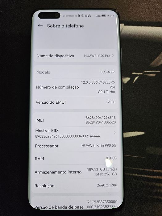 Huawei P40 Pro 5G 256MB
