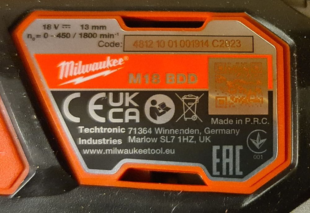Wiertarko wkretarka milwaukee  m18