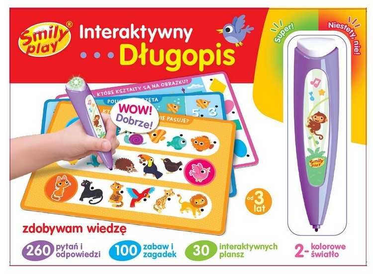 Interaktywny Długopis Zdobywam Wiedzę SP98305 Smily Play