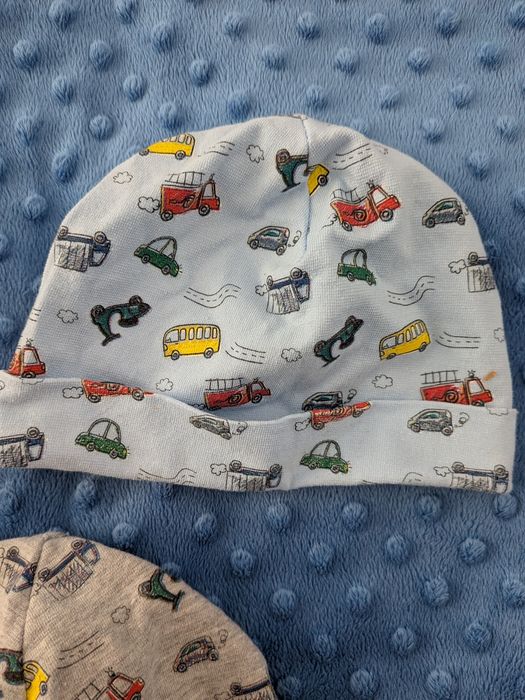 Czapeczki niemowlęce 36-38