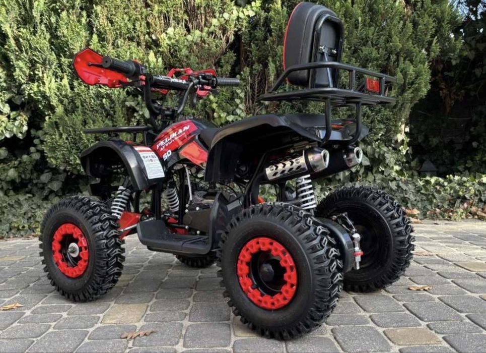MINI QUAD Pelikan Torino 50CC Regulacja prędkości Oparcie Dostawa Raty