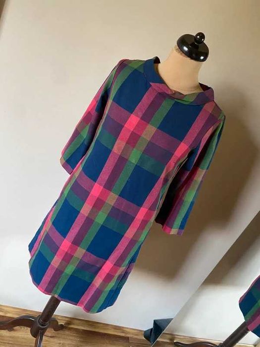 Tatuum midi sukienka zima kratka komin golf stojka s m trapez 36 38