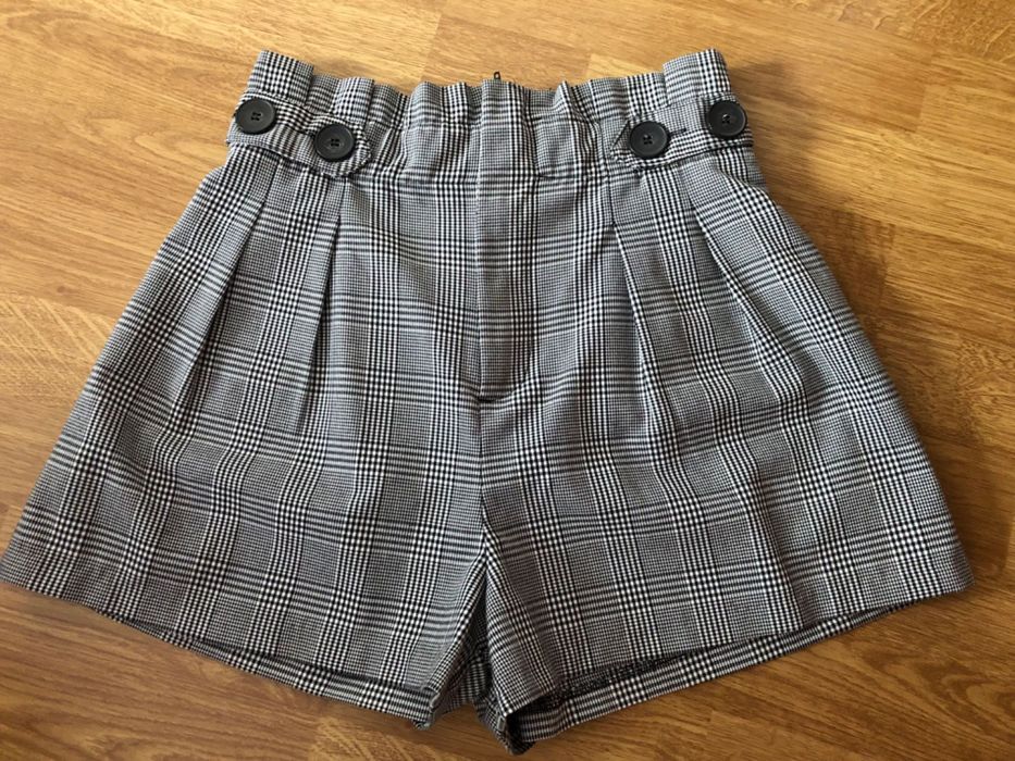 Calções zara xadrez