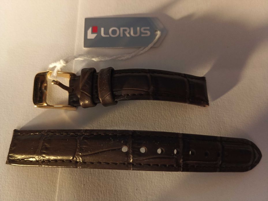 Skórzany pasek do zegarka Nowy 14 mm Lorus