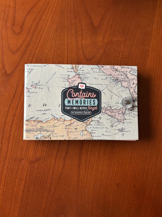 Album de fofografias (23x15cm) de viagem, mr. Wonderful