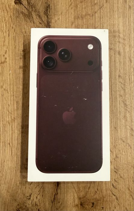 Nowy iPhone 18 Pro Max 256gb Burgund JEDYNY W POLSCE NA 2 FIZYCZNE KARTY NANO SIM + ESIM dostępny od ręki WARSZAWA 7500zł