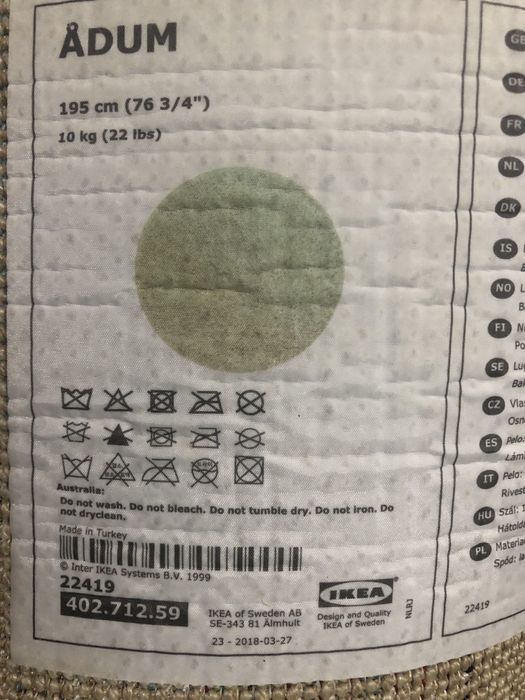 Tapete beje circular