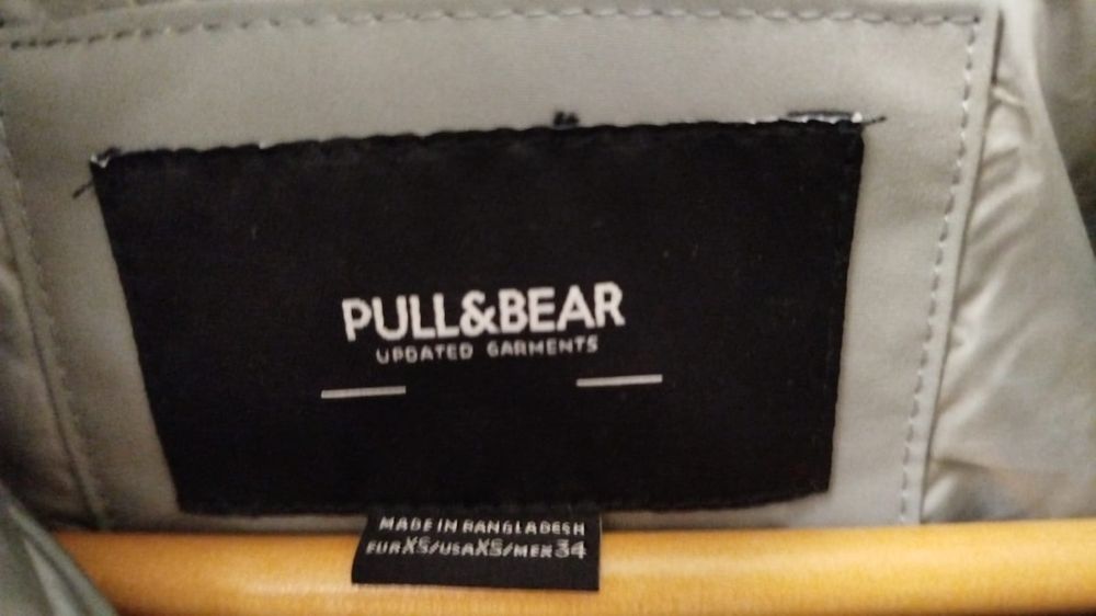 Casaco cinza Pull&Bear XS Novo