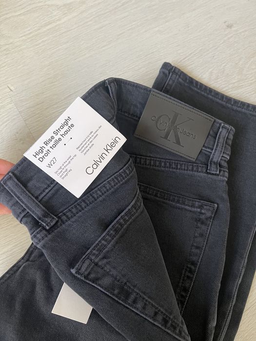 Джинси Calvin Klein 27 р нові оригінал прямі висока посадка