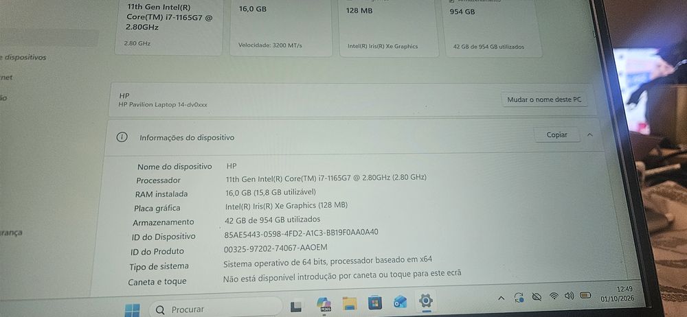 HP Pavilion 14 i7 / 16GB / 1TB SSD