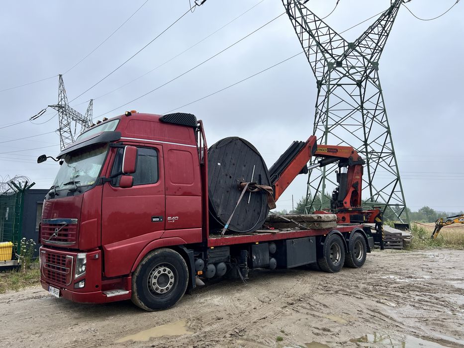 Dźwig HDS transport maszyn i więcej– przewieziemy wszystko i wszędzie!