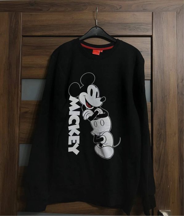nowa bluza myszka miki czarna ciepla