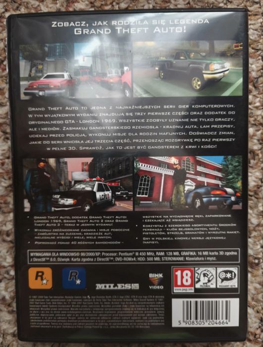 Gta Grand Theft Auto Trylogia PC