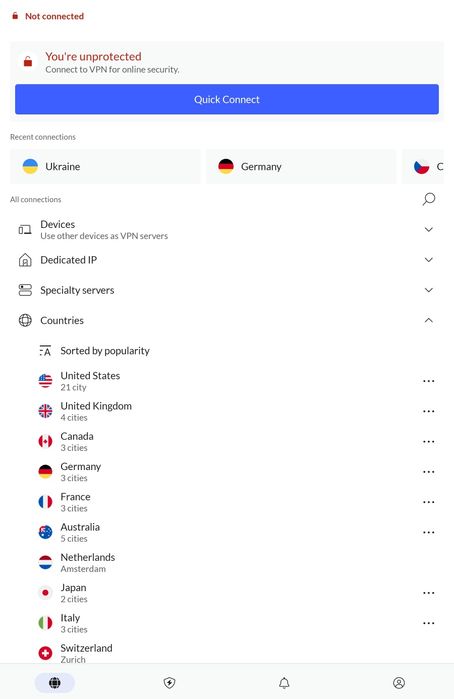 NordVpn анонимайзер ПК впн