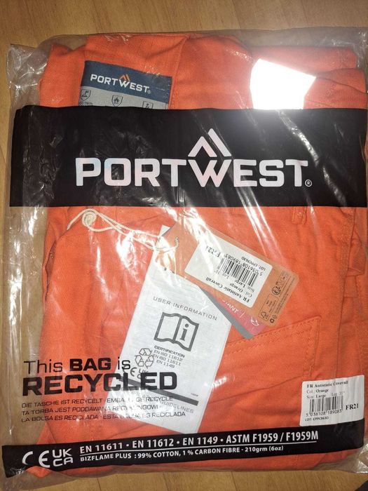 Fato de Trabalho Antiestático Portwest - Anti-fogo