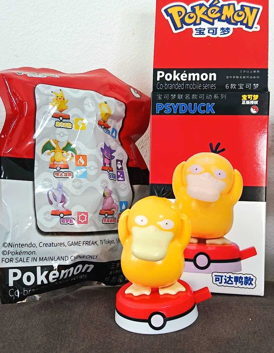 Figuras de ação da série Pokémon Mobile em parceria com outras marcas