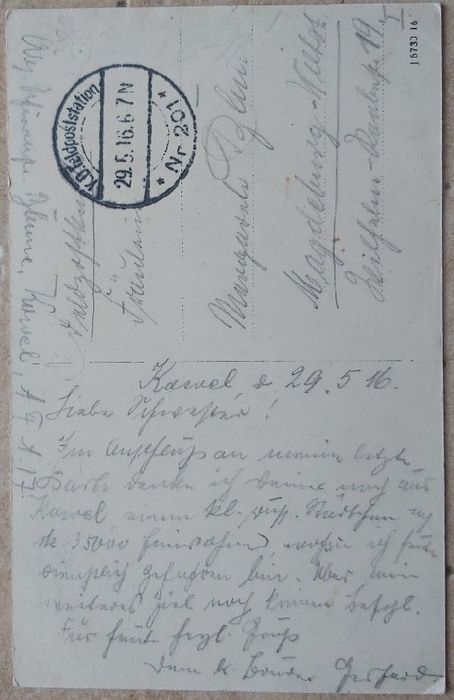 Kowel Sobór Prawosławna Cerkiew 1916r. Feldpost. I Wojna Światowa.