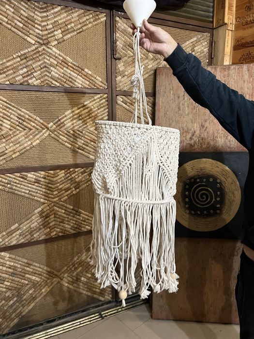 Candeiro macramé