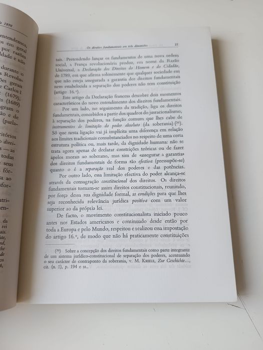 Os direitos fundamentais na constituição