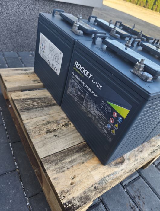 Akumulatory Rocket l 105 melex pojazd elektryczny 48 v