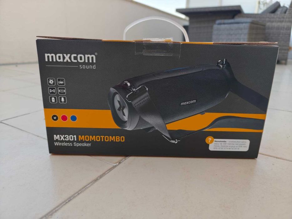 Maxcom Coluna Bluetooth Momotombo 2x15W MX301 Black - Semi novo