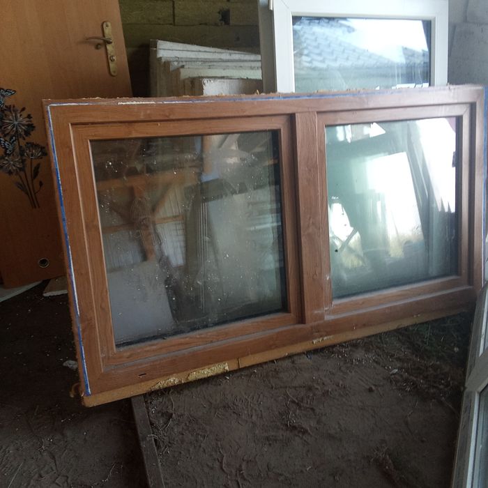 Okno 100x 178,  kolorze winchester