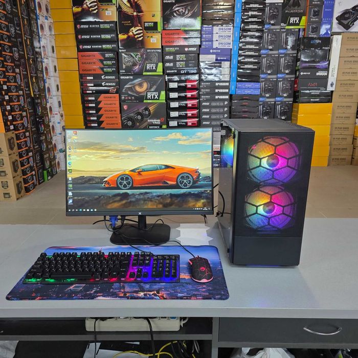 Ігровий Компютер Ryzen 5 5500, 16GB DDR4, EVGA GTX 1080 8GB, SSD480GB