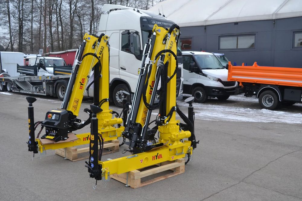 Żuraw HDS HYVA HA 33 E2 E3 Fabrycznie NOWY Udźwig 2285 kg Fassi M40 M30 F40 HC DN Palfinger Hiab HMF