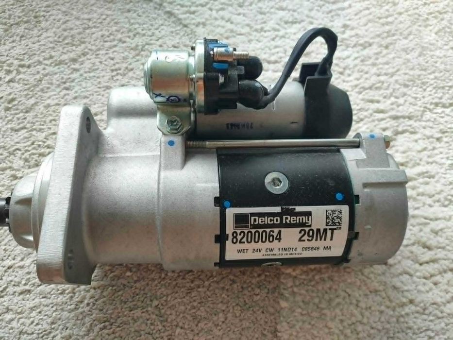 Rozrusznik DELCO REMY 29MT 24V 8200064 NOWY – Cummins ISBe, KamAZ, ciężarowy